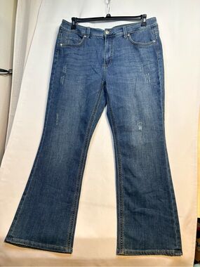 Women’s Melissa McCarthy Bootcut Blue Denim Jeans